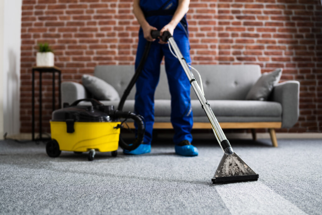 Before and after Monterey carpet cleaning results