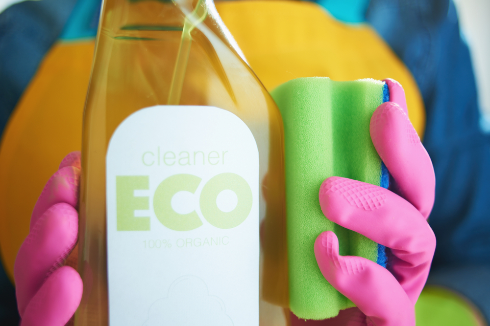 Eco-friendly window cleaning solutions used in Monterey